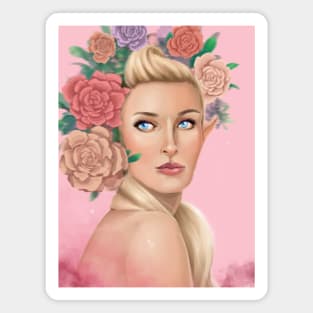 Mother Nature | Flower Crown Elf Painting Magnet